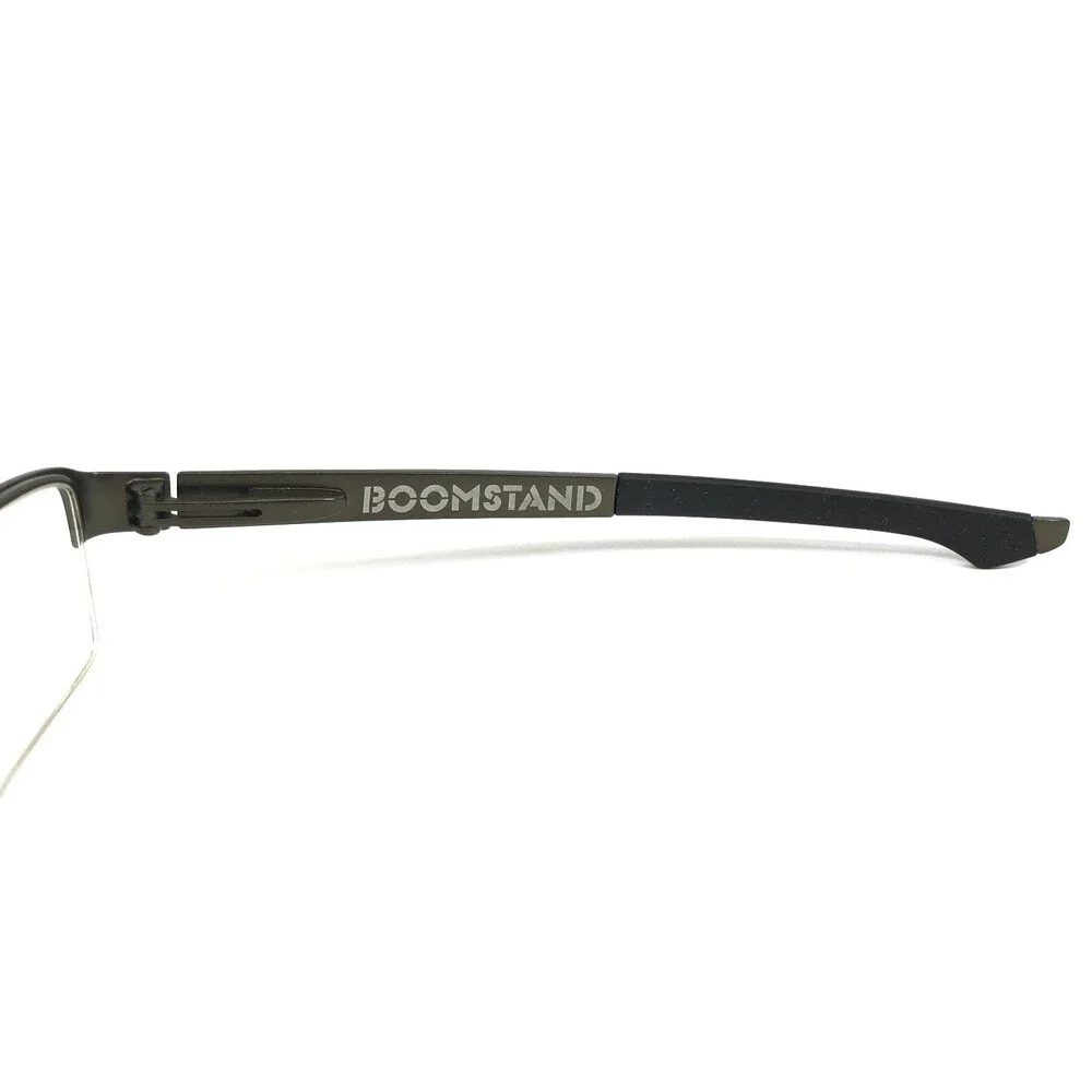 Boomstand Eyeglasses Frames Boomstand OX5042-0352 Pewter Gray Half Rim 52-19-140